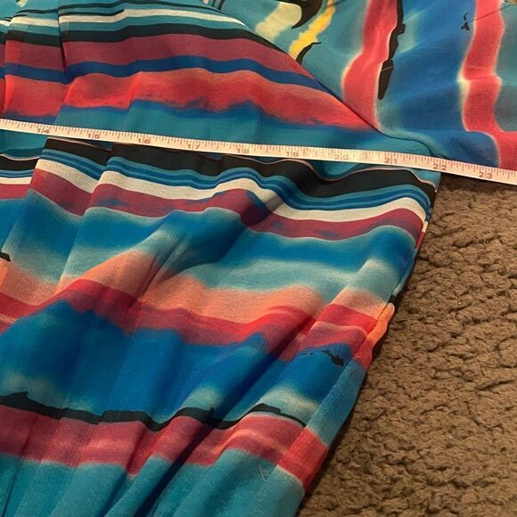 Phool Dress Size Large MIDI Peasant Colorful - Picture 11 of 14